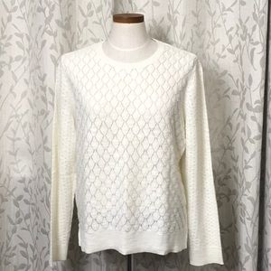 Brooks Brothers Red Fleece Cardigan Sweater. White Size XL. Excellent condition!